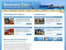 Tablet Screenshot of businessfindermallorca.com